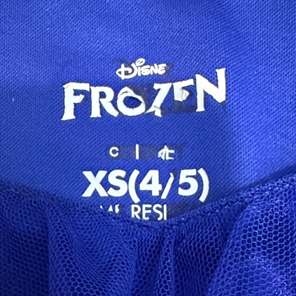 Disney Frozen Royal Blue Snowflake Nightgown Dress - Picture 2 of 3